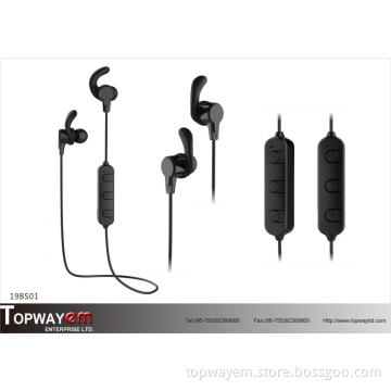 Anti-dropping sports bluetooth Earphone with magnet suction